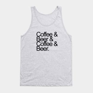 Beer and Coffee Tank Top